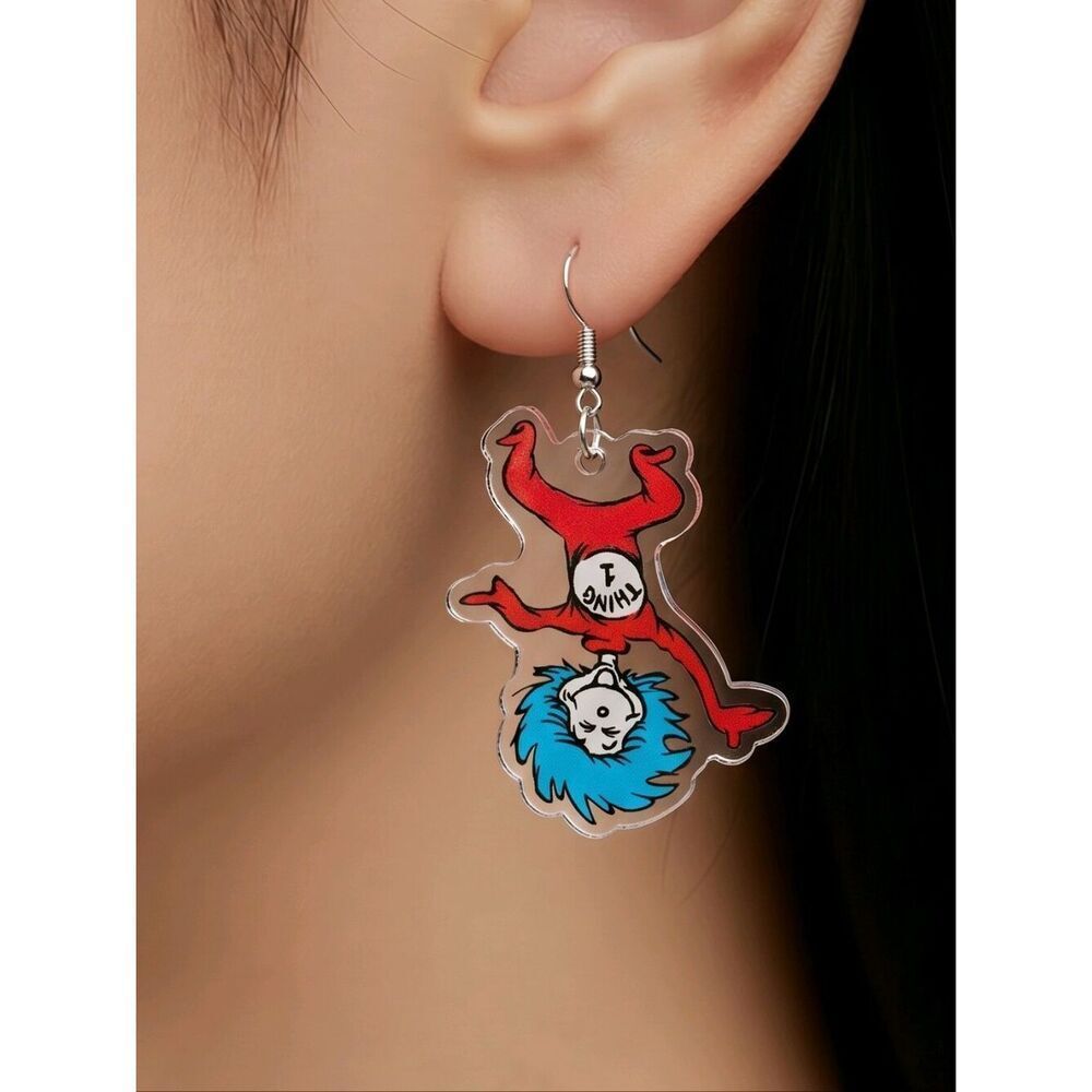 Dr Seuss Thing 1 & Thing 2 Red Blue Hair Cat in the Hat Carnival Cruise Fandom